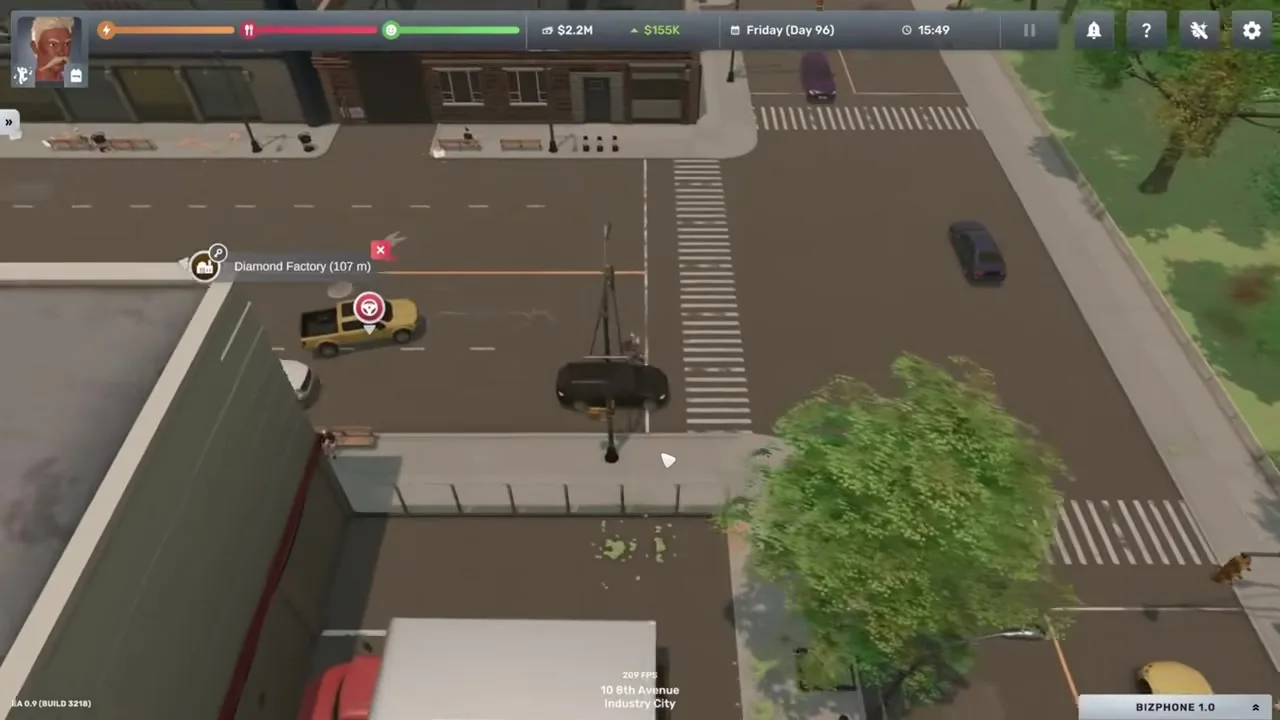 Big Ambitions factory recipe and station UI