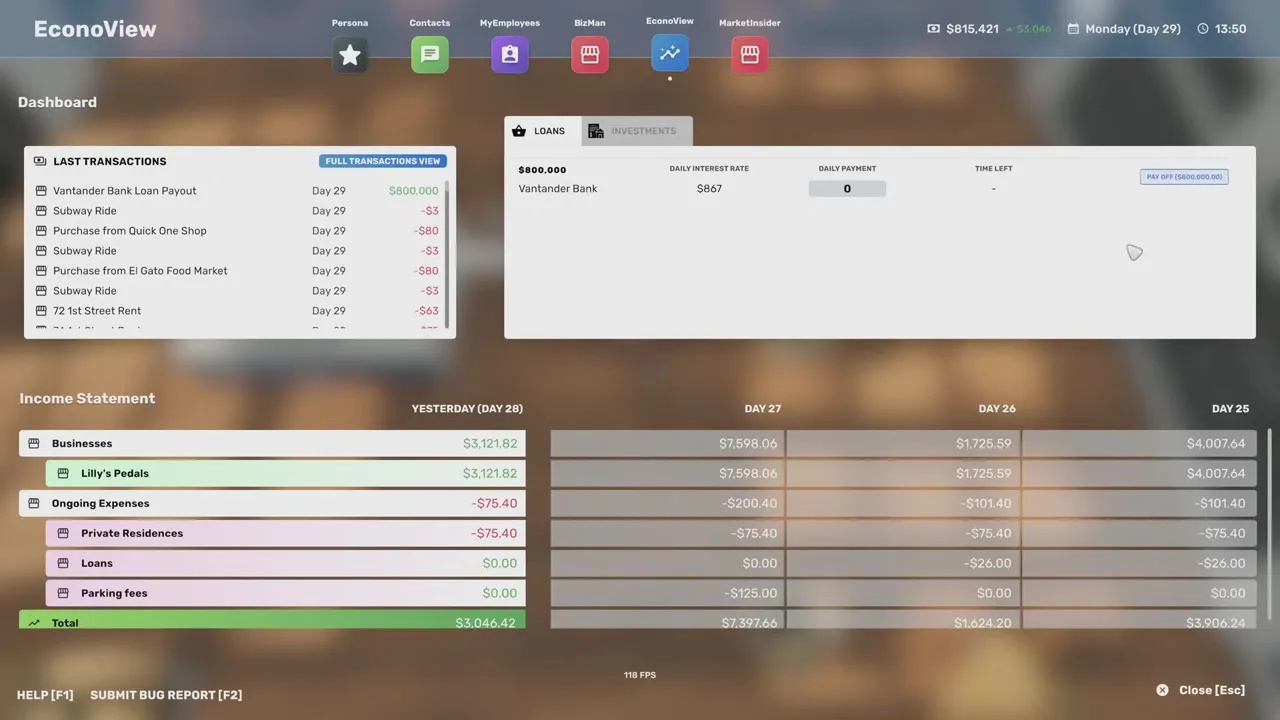 Big Ambitions multi-shop logistics tip moment